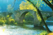 The famous Qu�zac bridge, constructed in 1450